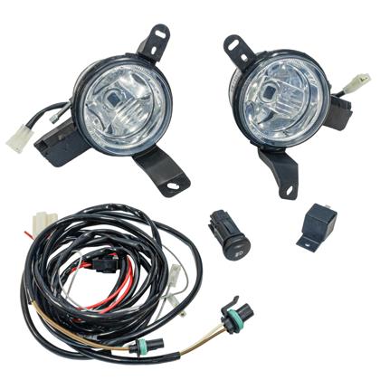 Kit farol de milha Ecosport e Ranger após 2008 Com interruptor de Led - Orgus FD-442KT