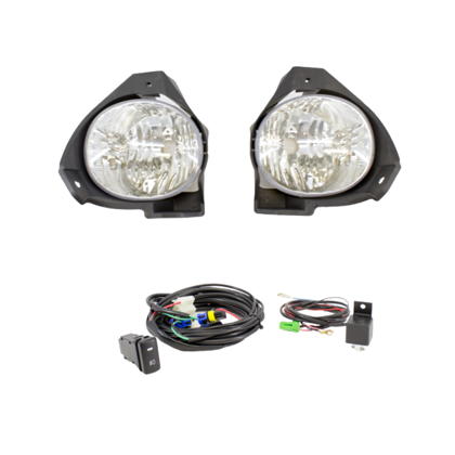 Kit Farol de Milha Hilux 2009 a 2011 Com Interruptor LED Soquete HB4 - Orgus - FT-503 KO