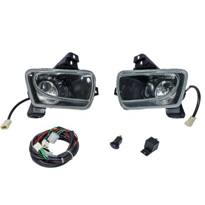 Kit Farol de Milha Siena Strada 1996 a 2000 Palio Com Soquete Chicote Relé - Orgus - FF-04 KT