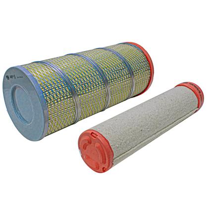 Kit Filtro Ar Do Motor Retroescavadeira LB90 LB100 Fiat Allis - WEGA - WAP915K  