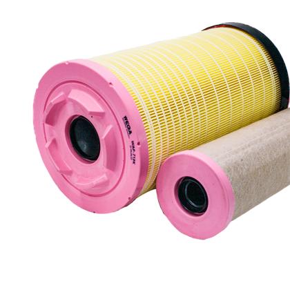 Kit Filtro Ar Primário Secundário Escavadora 323E 320D2 320EL MH3022 MH3024 MH3026 Carregadora 953K - Wega - WAP713K  