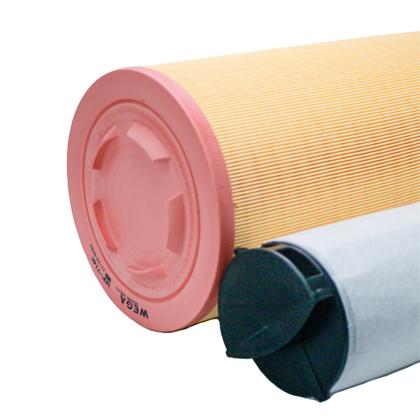 Kit Filtro Ar Primário Secundário Volvo Abg7280 Abg8820 - Wega - WAP714K  