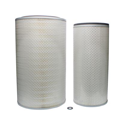 Kit Filtros Ar Trator 375 375L A8800 8800 Fiat Allis EH1000 EX1100 Terex 3305B 3308E Tanrock Volvo A35C A40C - WEGA - WAP712K  