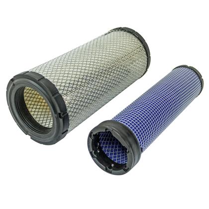 Kit Filtro de Ar Motor Primário e Secundário Bob Cat Mini Pá Carregadeira 337 751 Case Trator C50 C50X C60 C60X - Wega - WAP750K  