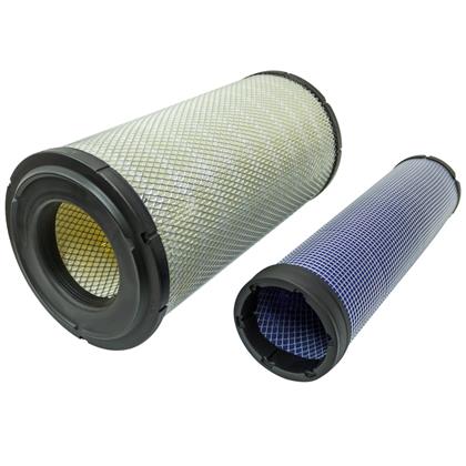 Kit Filtro de Ar Motor Primário e Secundário Case Caterpillar Dynapac Liebherr Massey Ferguson - Wega - WAP708K  