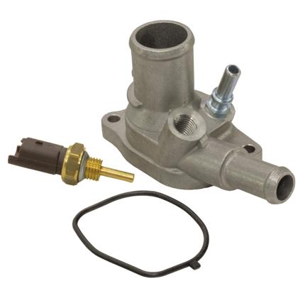 Kit Válvula Termostática + Plug Temperatura Fiat 500 Fiorino Grand Siena Mobi Palio Punto Siena Uno - MTEK20017  