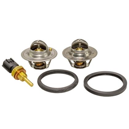 Kit Válvula Termostática + Plug Temperatura Fluence Sentra 2.0 Livina Tiida 1.8 Xtrail 2.0 2.5 16V - MTEK20050  