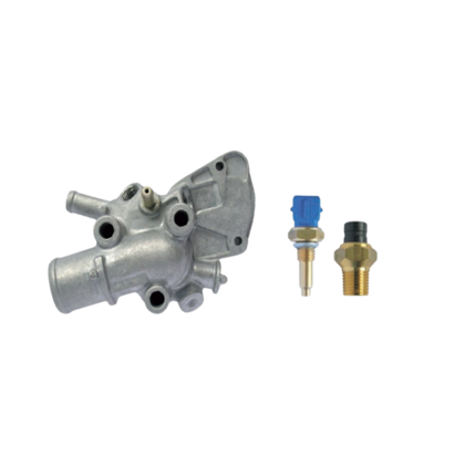 Kit Válvula Termostática + Plug Temperatura Palio 1.0 1996 a 1999 Strada Working 1.5 1999 a 2001 Sem Ar Condicionado - MTEK20010  