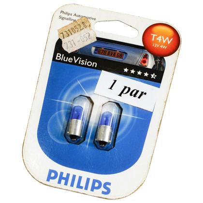 Lâmpada 69 12 Volts 4W Blue Vision - Philips 12929 BV  