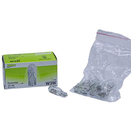 Lâmpada Pingão 12V 3W T10 Caixa com 10 Peças - Valeo 430307  