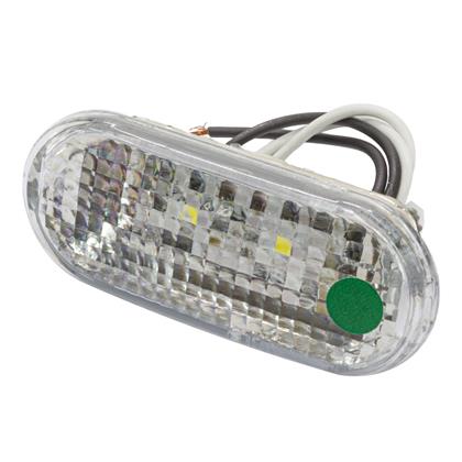 Lanterna de Seta Led Volkswagen Caminhões após 2000 24 Volts Branco - Pradolux - PL0598.00.62  
