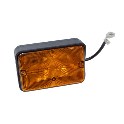 Lanterna de Teto MF 275/297 Advanced Cat Ambar 120x80MM Lâmpada 1141 Com Chicote - Fortluz 545A-S/L