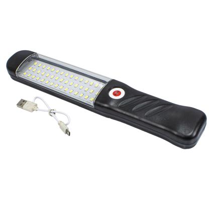 Lanterna Inspeção 48 Leds 2 Intensidades Luz Intermitente Fixação Magnética - PRADOLUX IL7025