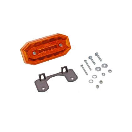 Lanterna Lateral Led Bivolt Ambar Com Vigia Suporte - Pradolux PL0656.19.61