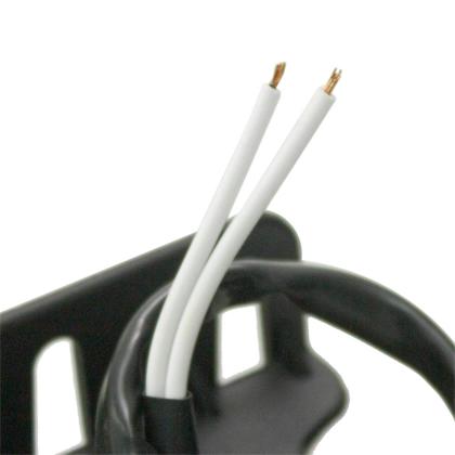 Lanterna Lateral Universal Led Branco Bivolt 66MM Oval Com Suporte - GF7.117.10 CR  