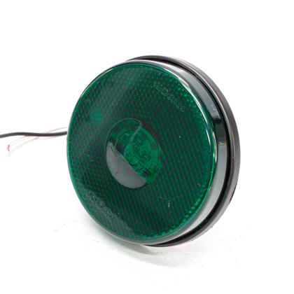 Lanterna Lateral Universal Led Bivolt Verde Com Chicote Sem Suporte 2 Parafusos - PRADOLUX - PL0690.00.52