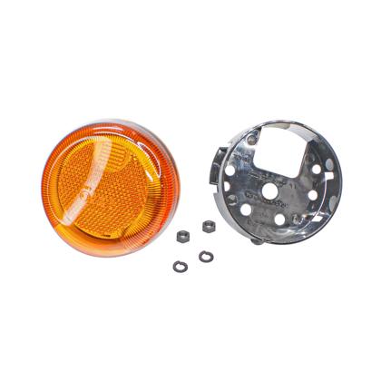 Lanterna Seta Lateral Led Meteor Euro 6 Constellation Após 2023 24V Laranja Com Suporte 3 Vias - IAM - 85.052.018 