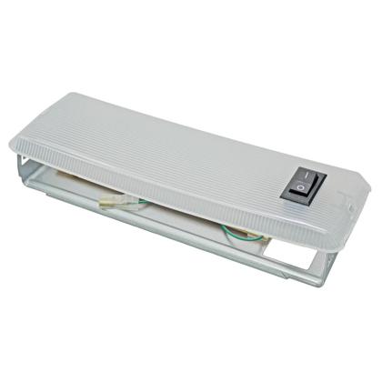 Lanterna Teto Cabine Led Mercedes 1313 1513 1519 2013 Cara Preta HPN FPN LN1 Após 1984 Branco 12V Com Interruptor - DSC1144LED12