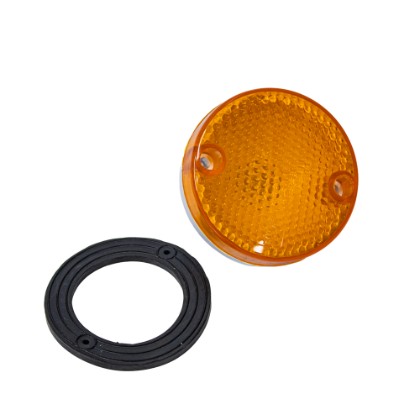 Lanterna Teto Dianteira Seta Lateral Marcopolo Torino 99 Busscar Caio VWBus Senior Ambar 70MM Sem Soquete - IAM 85.286.106