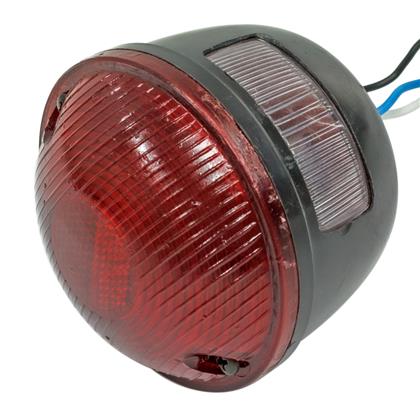 Lanterna Traseira Adaptação Carreta Jeep Vermelho Com Vigia - Fortluz - 2557VM  