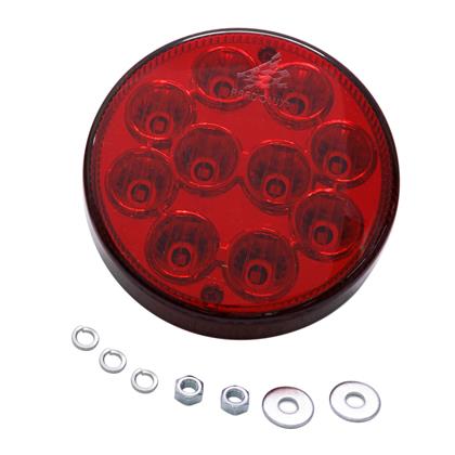 Lanterna Traseira Carreta Liberato Noma 10 Leds Bivolt Vermelho - Pradolux - PL0782.00.63  