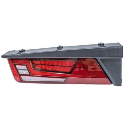 Lanterna Traseira Carreta Randon Após 2023 Led Bivolt Completa Mascara Negra Lado Esquerdo - PRADOLUX PL2708.02.64