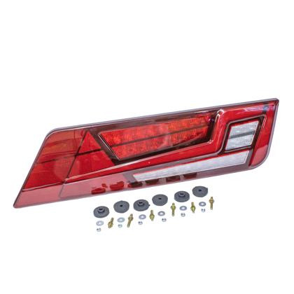 Lanterna Traseira Carreta Randon Após 2023 Led Bivolt Mascara Negra Lado Direito - PRADOLUX PL1570.01.64