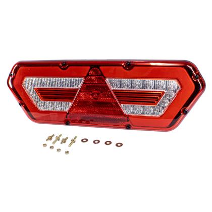 Lanterna Traseira Guerra 2012 Diamond Led Bivolt Lado Direito Com Triângulo Refletivo - GF7.379