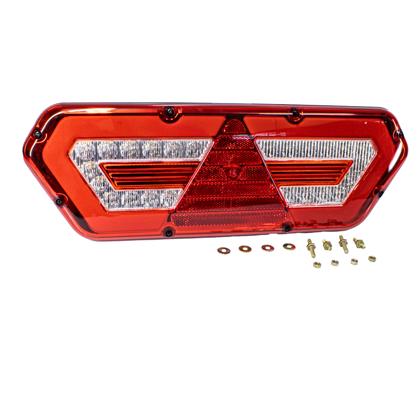 Lanterna Traseira Guerra 2012 Diamond Led Bivolt Lado Esquerdo Com Triângulo Refletivo - GF7.379