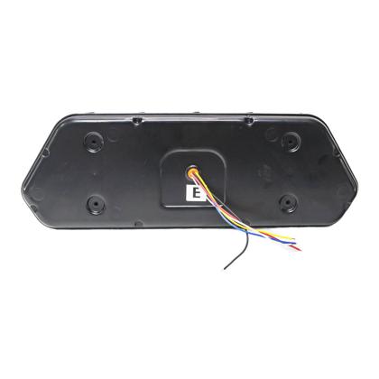 Lanterna Traseira Guerra 2012 Led Vermelha Bivolt Lado Motorista Com Suporte Com Triangulo Refletivo - GF7.370.E TI  