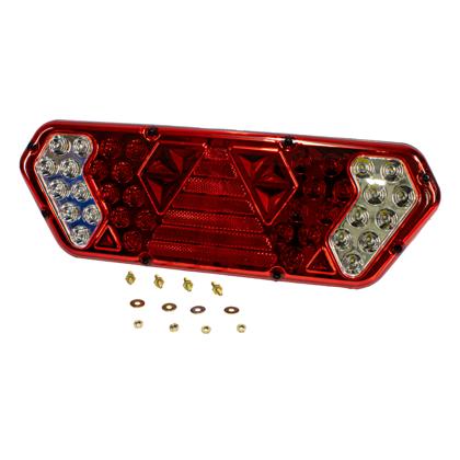 Lanterna Traseira Guerra 2012 Led Bivolt Lado Esquerdo Com Triângulo Refletivo - GF7.380.13D TI