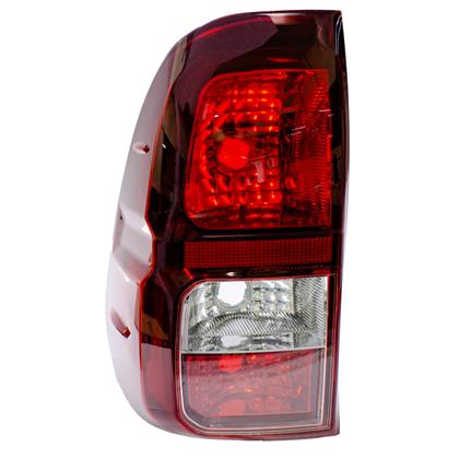 Lanterna Traseira Hilux após 2016 Koito Fundo Escuro LE - Fitam - 37016NE  