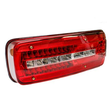 Lanterna Traseira Led Daf XF Após 2023 Lado Motorista Bivolt com Vigia 8 Vias - Gauer - LE-1534
