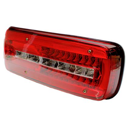 Lanterna Traseira Led Daf XF Após 2023 Lado Passageiro Bivolt sem Vigia 8 Pinos - Gauer - LD-1535
