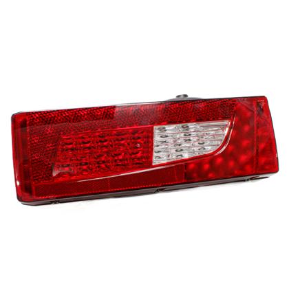 Lanterna Traseira Led Scan Série 5 6 Após 2013 24V Lado Passageiro Sem Vigia Com Sirene 2 Vias - PRADOLUX PL1442.31.67