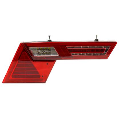Lanterna Traseira Modulus Carreta 75 Leds Bivolt Com Triângulo LD - Pradolux - PL1800.01.67  