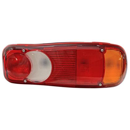 Lanterna Traseira Renault Master Cargo Lado Passageiro Plug Redondo 7 Vias 6 Pinos Sem Vigia - Pradolux - PL0830.01.29  