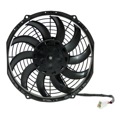 Motor do Ventilador Universal Axial Aspirante 10 Polegadas IP68 12V 2 Vias - Imobras - 10.13.501.12  