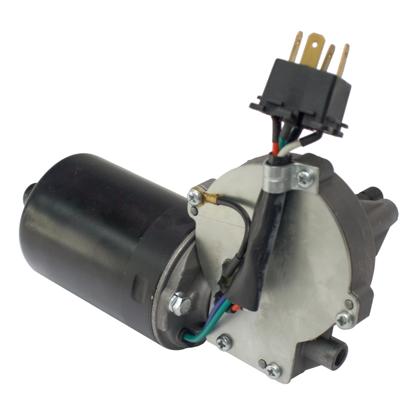 Motor Limpador de Parabrisa Agrale 1600 1800 Mercedes Benz 709 L La Lb Lo Ls O Oh Komatsu 12V com Chicote 4 Pinos - Gauss - GE5023  
