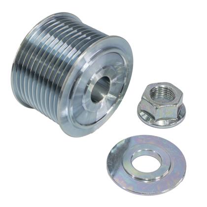 Polia do Alternador Trator 10PK Acompanha Arruela Porca Fixação - MAHLE MGX566