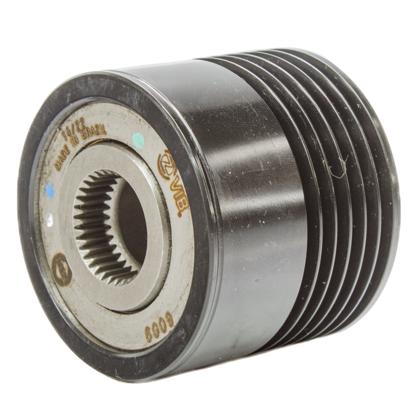 Polia Roda Livre OAD BMW 3 Touring 318 Ford Ka Fiat 500 Doblo Fiorino Strada Após 2003 Com Amortecimento 6 Estrias - ZEN6009  
