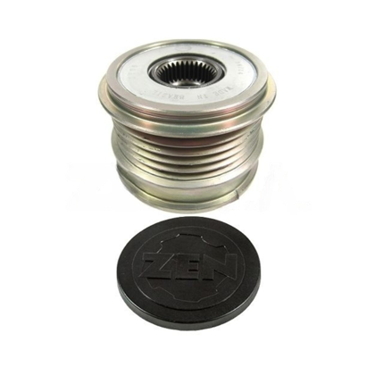 Polia Roda Livre do Alternador Jetta G3 G4 New Beetle 2.5 Golf G6 Bora 5 Estrias - ZEN5505  