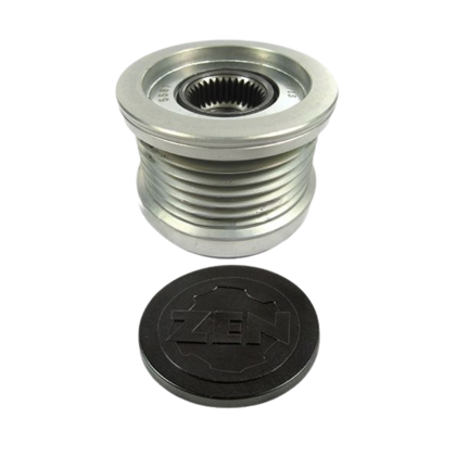 Polia Roda Livre do Alternador Peugeot 207 308 3008 5008 Citroen C3 C4 C5 DS3 DS4 Após 2002 6 Estrias - ZEN5587  