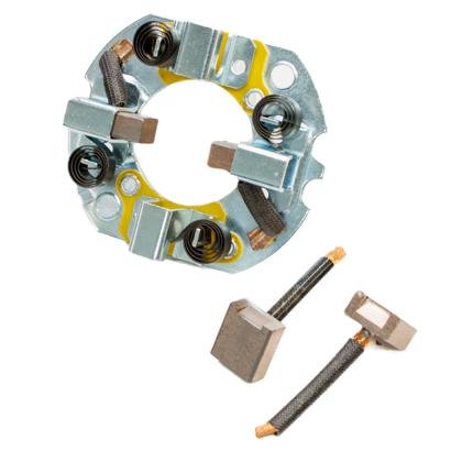 Porta Escova Do Motor De Partida Astra Corsa Komatsu FG35 Nissan Toyota Yanmar 12V Com 4 Escovas - IKRO - IK1015  