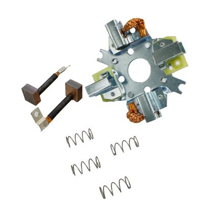 Porta Escova Do Motor De Partida JF Audi Peugeot 504 Mercedes Volvo Com 4 Escovas - IKRO - IK1151  