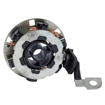 Porta Escova Motor de Partida Onix Onix Plus Tracker 1.0 1.2 12V Com 06 Escovas - Unifap 1.387/6  