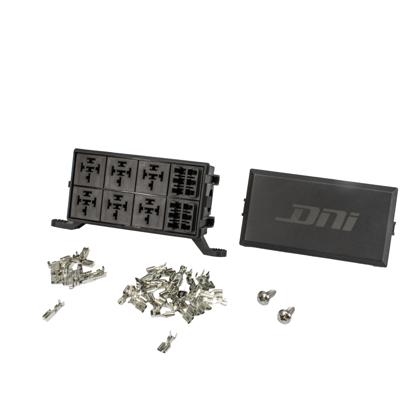 Porta Relé Auxiliar Fusível 6 Circuitos Para 06 Relés Auxiliar Com 04 ou 05 Terminais - DNI320002  