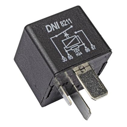 Relé Auxiliar 12Volts Durango 2007 a 2020 Gran Cherokee 2007 a 2008 Town Country 2007 a 2020 Wrangler 2007 a 2008 sem suporte - DNI8211  