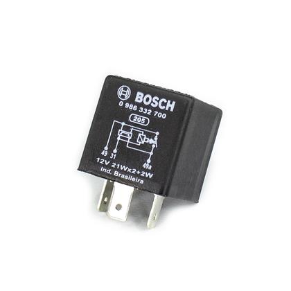 Relé de Seta Universal 12 Volts Com Alarme - Bosch - 0986332700  