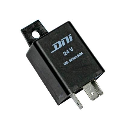 Relé Redutor De Potência Faróis Caio Apache Vip 5 Led 24V Com Suporte 3 Vias - DNI0509  
